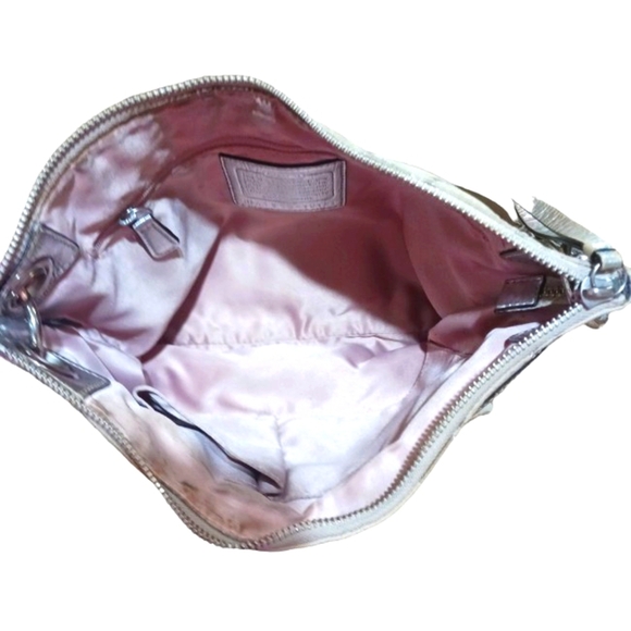 Coach Metallic Signature Jacquard Shoulder Bag - Picture 7 of 13